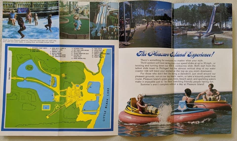 Pleasure Island Water Park - Flyer From Cat Markgraf Chabot